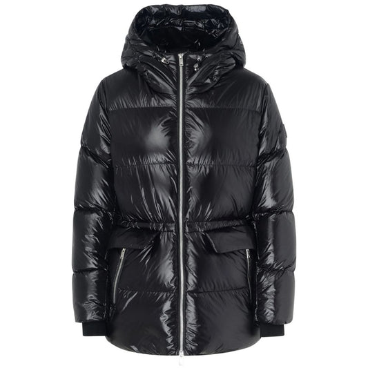 Moose Knuckles Black Nylon Jackets & Coat Moose Knuckles