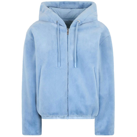 Moose Knuckles Light Blue Nylon Women Jacket Moose Knuckles
