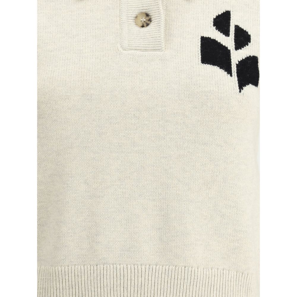 Marant Etoile White Cotton Sweatshirt Marant Etoile