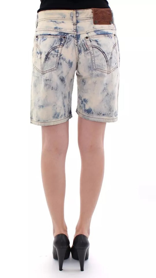 Dolce & Gabbana Blue D&G Cotton Washed Jeans Denim Shorts Dolce & Gabbana