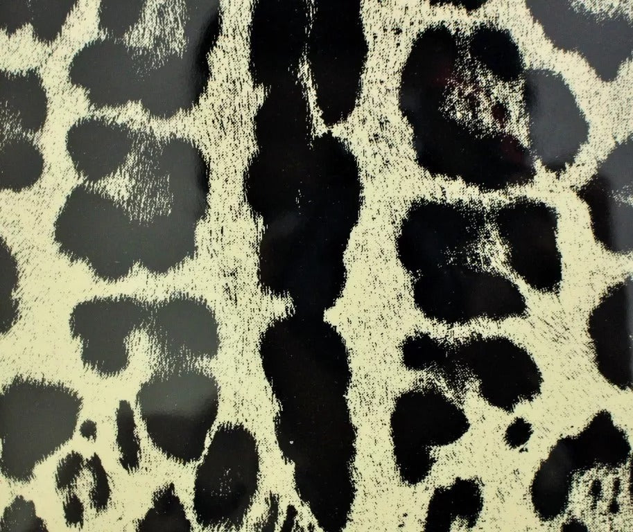 Dolce & Gabbana White Leopard Pattern Leather eBook Cover Tablet Case Dolce & Gabbana