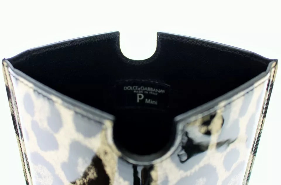 Dolce & Gabbana White Leopard Pattern Leather eBook Cover Tablet Case Dolce & Gabbana