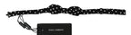 Dolce & Gabbana Black Polka Dots Adjustable Neck Bow Tie - Eljoys Fashion 