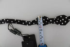 Dolce & Gabbana Black Polka Dots Adjustable Neck Bow Tie - Eljoys Fashion 