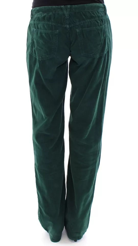 Dolce & Gabbana Green Cotton Corduroys SLIMMY Fit D&G Pants Dolce & Gabbana
