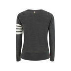 Thom Browne Gray Wool Oves Aries Sweatshirt Thom Browne