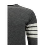 Thom Browne Gray Wool Oves Aries Sweatshirt Thom Browne