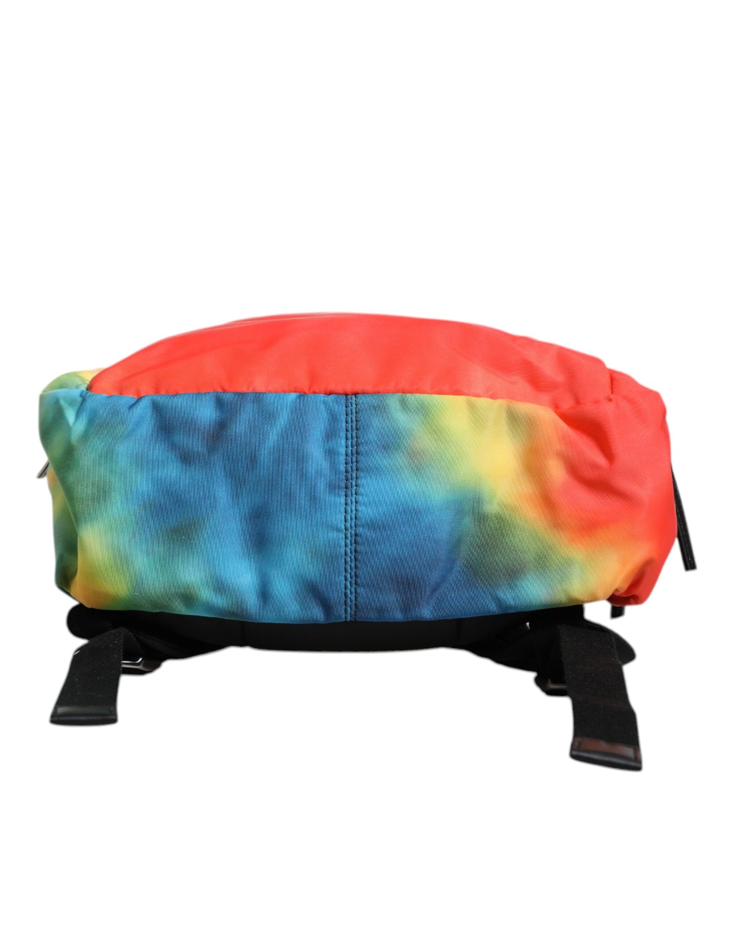 Dolce & Gabbana Multicolor Tie Dye Nylon Logo Print Kids Backpack Bag Dolce & Gabbana