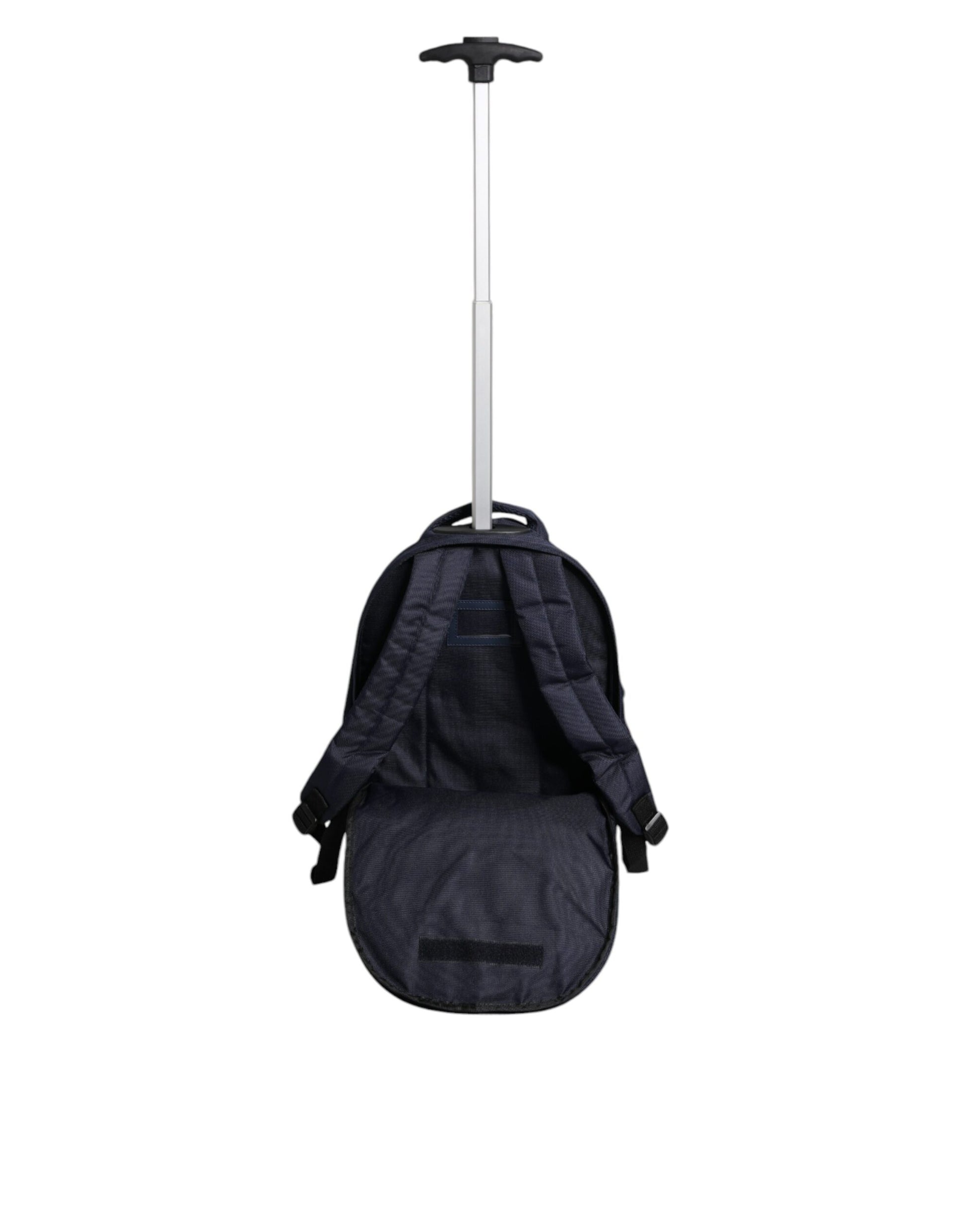Dolce & Gabbana Blue Red Polyester Kids Back Pack Wheel Suitcase Bag Dolce & Gabbana