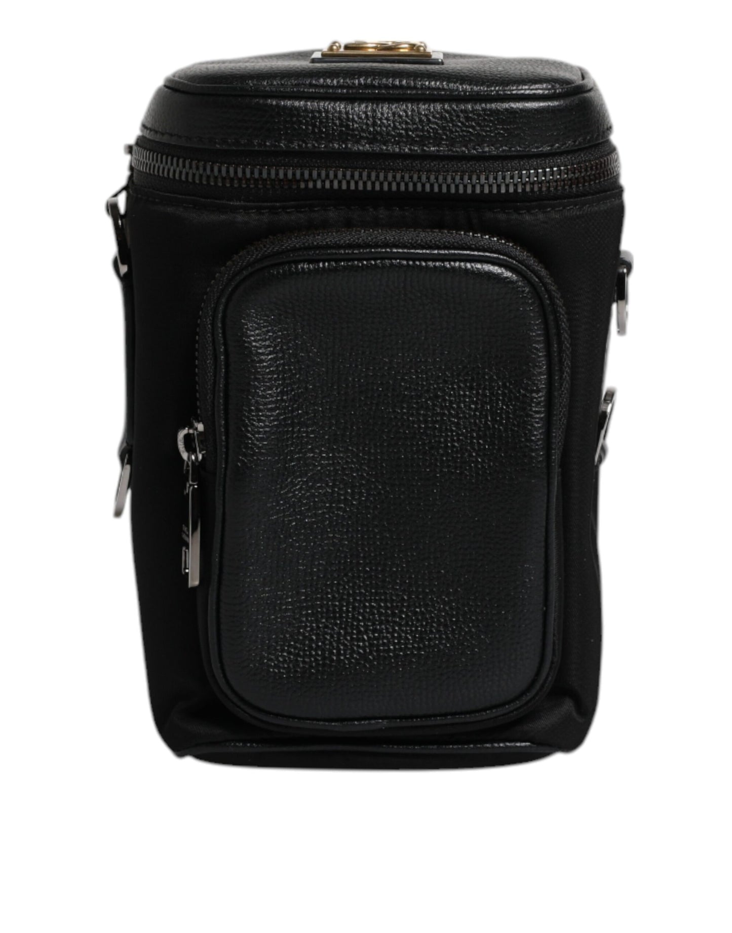 Dolce & Gabbana Black Leather Logo Purse Crossbody Camera Bag Dolce & Gabbana