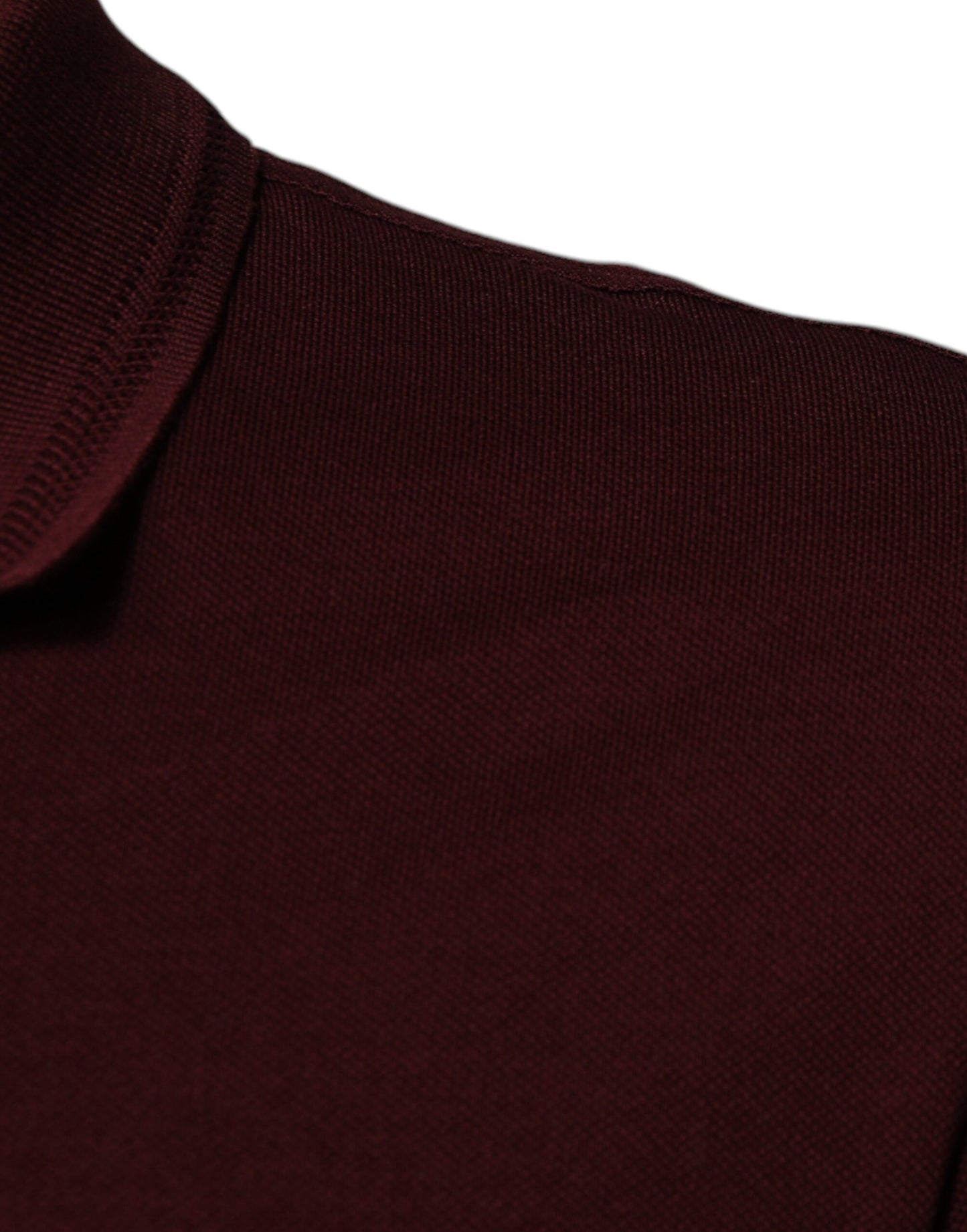 Dolce & Gabbana Maroon Collared Short Sleeves Polo T-shirt Dolce & Gabbana