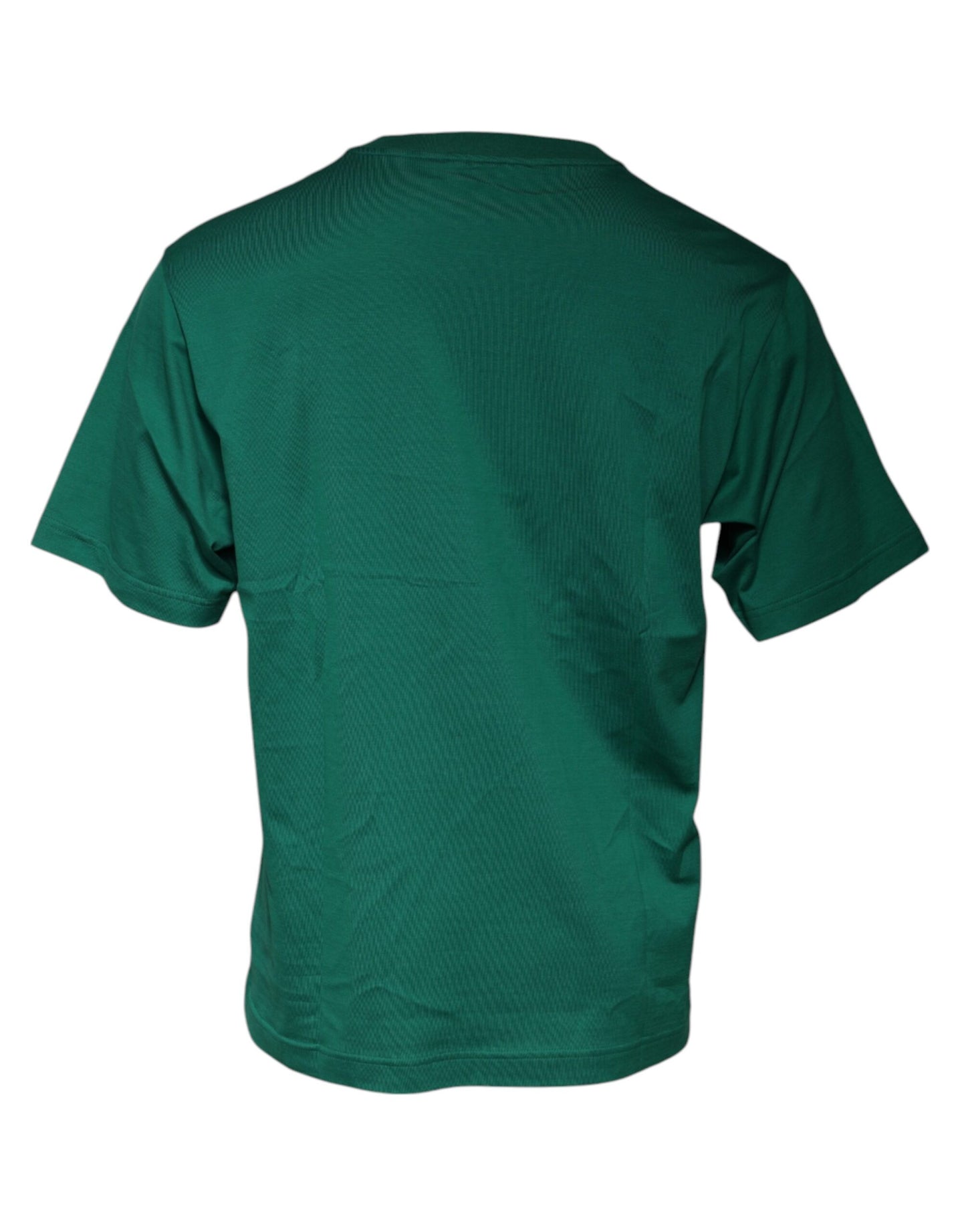 Dolce & Gabbana Green Logo Crew Neck Short Sleeves T-shirt Dolce & Gabbana