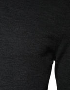 Dolce & Gabbana Gray Wool Knit Turtleneck Pullover Sweater - Eljoys Fashion 