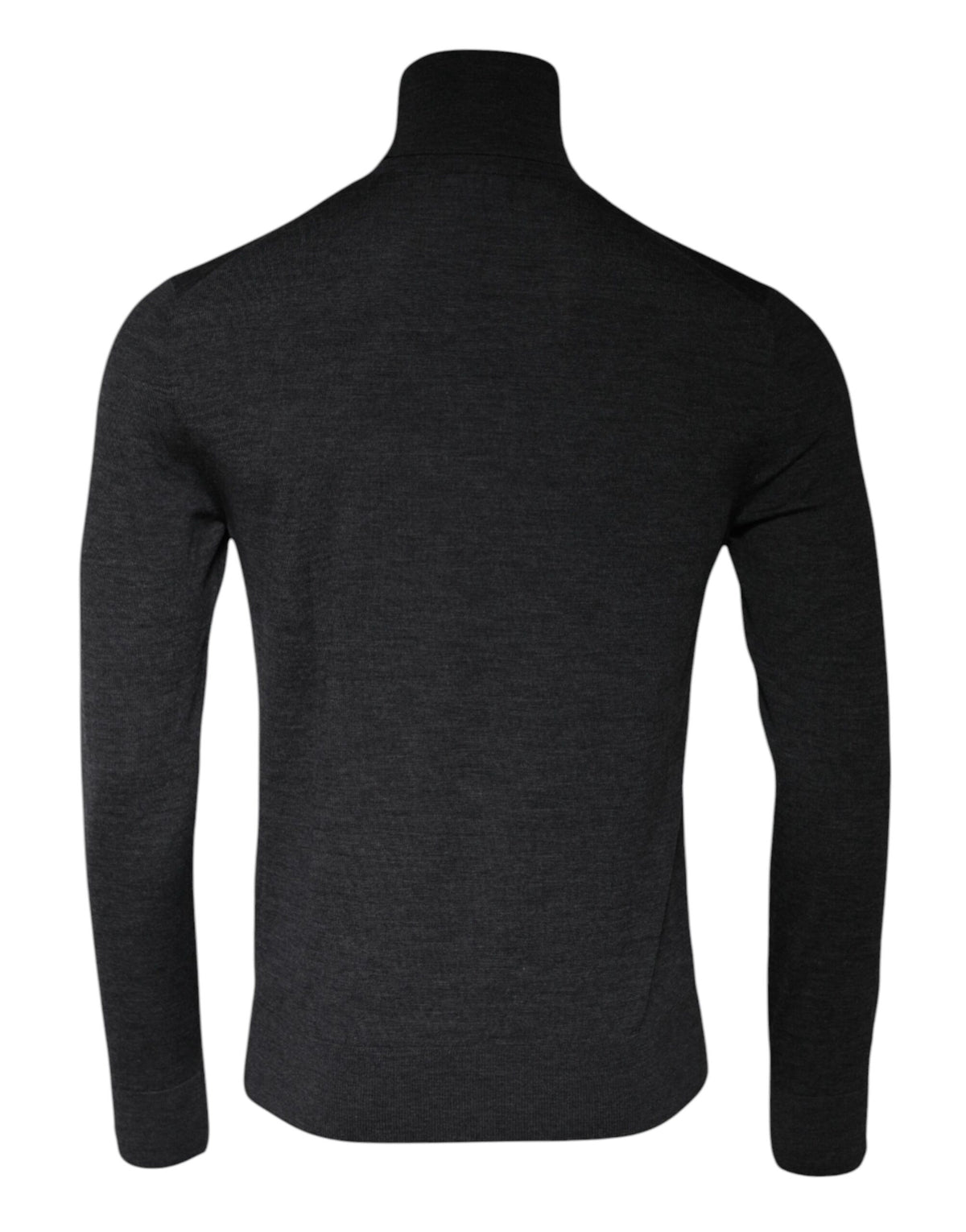 Dolce & Gabbana Gray Wool Knit Turtleneck Pullover Sweater - Eljoys Fashion 
