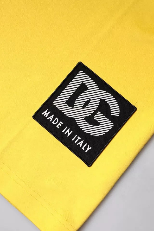 Dolce & Gabbana Yellow Crew Neck Short Sleeves T-shirt Dolce & Gabbana