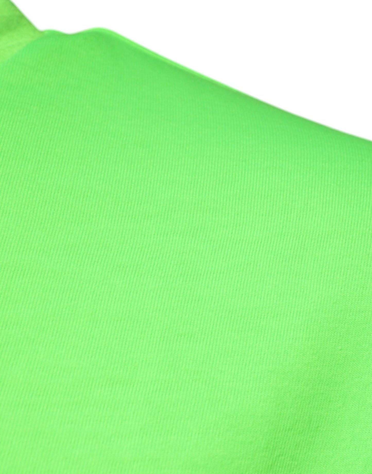Dolce & Gabbana Green Logo Polyester Crew Neck T-shirt Dolce & Gabbana