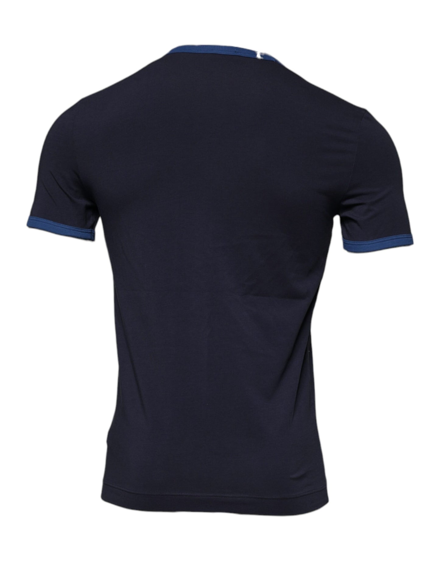 Dolce & Gabbana Blue Cotton Stretch Crewneck Underwear T-shirt Dolce & Gabbana