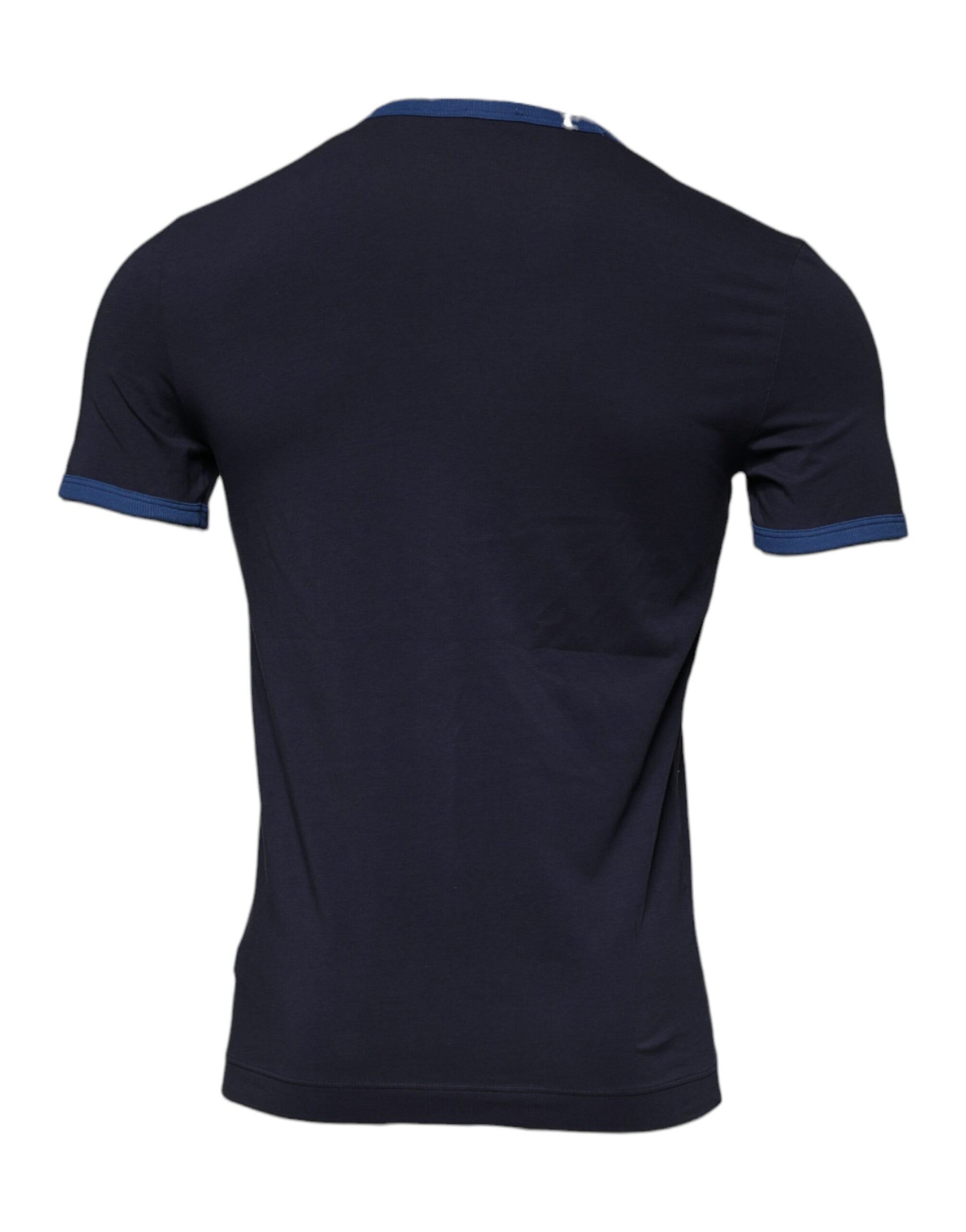 Dolce & Gabbana Blue Cotton Stretch Crewneck Underwear T-shirt Dolce & Gabbana