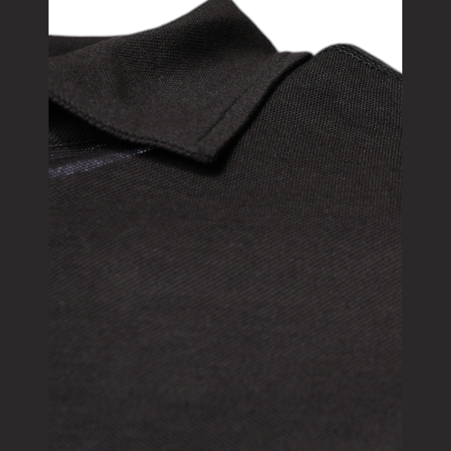 Dolce & Gabbana Dark Gray Collared Short Sleeves Polo T-shirt