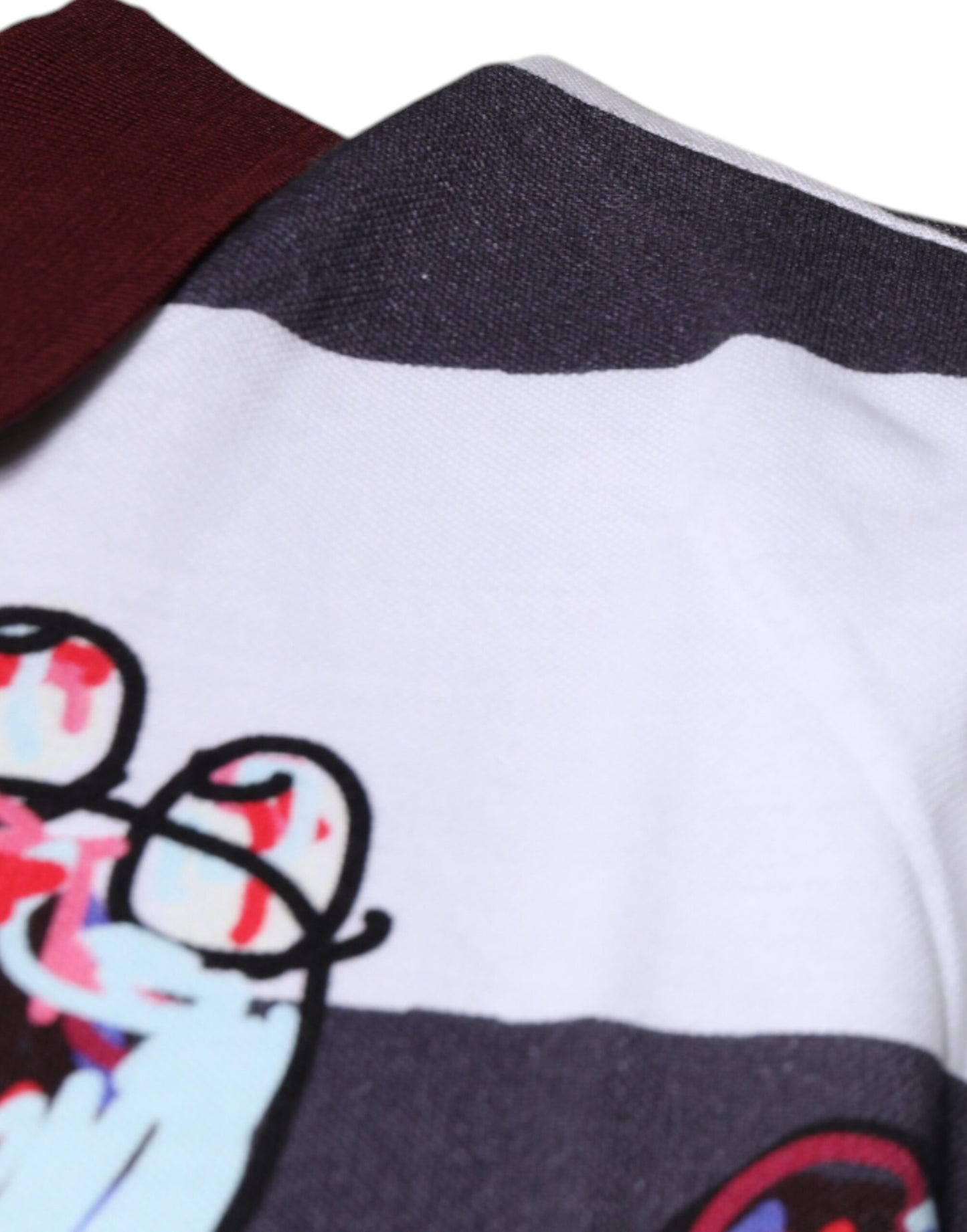 Dolce & Gabbana Multicolor Graphic Collared Polo T-shirt Dolce & Gabbana