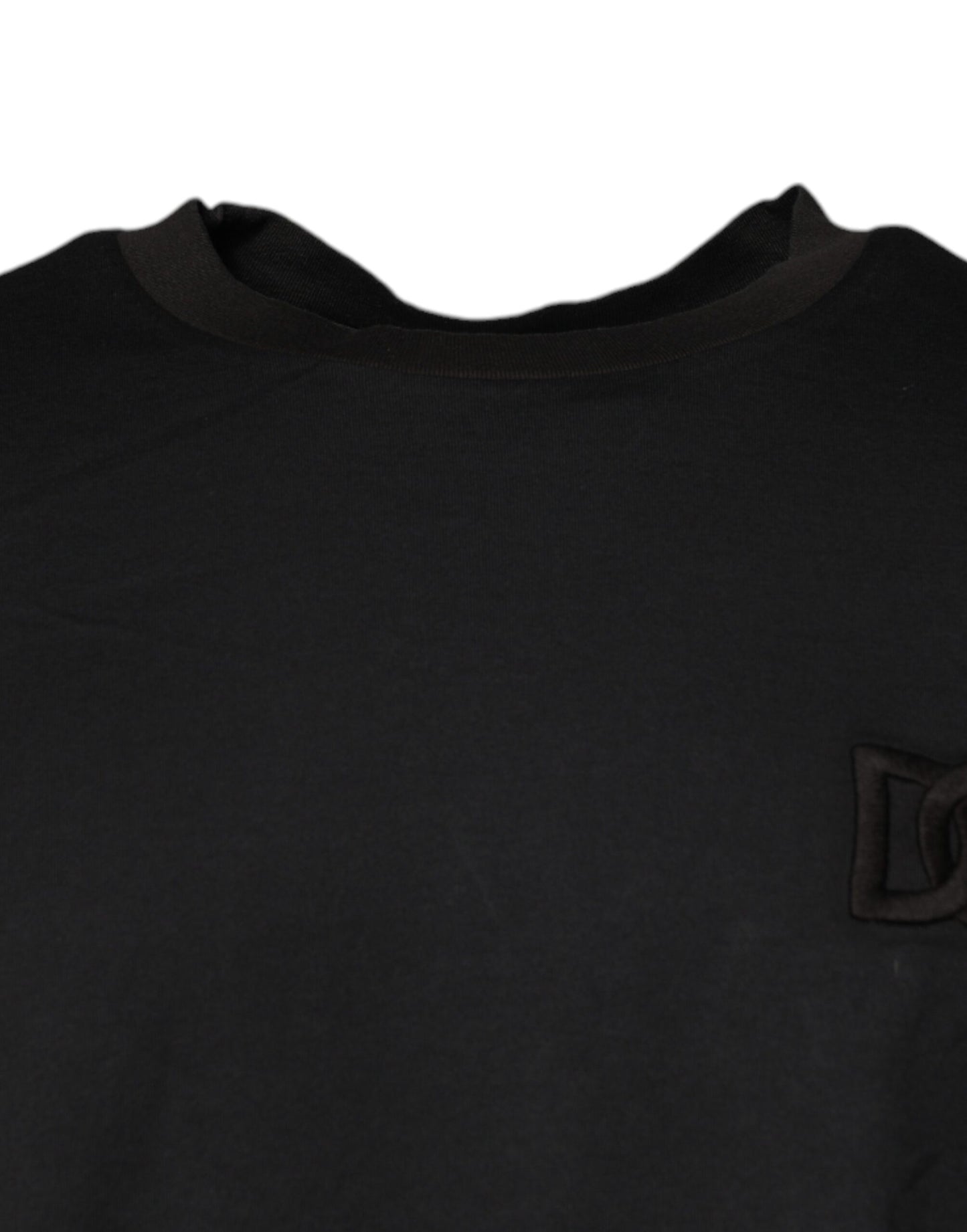 Dolce & Gabbana Black Logo Crew Neck Short Sleeves T-shirt Dolce & Gabbana