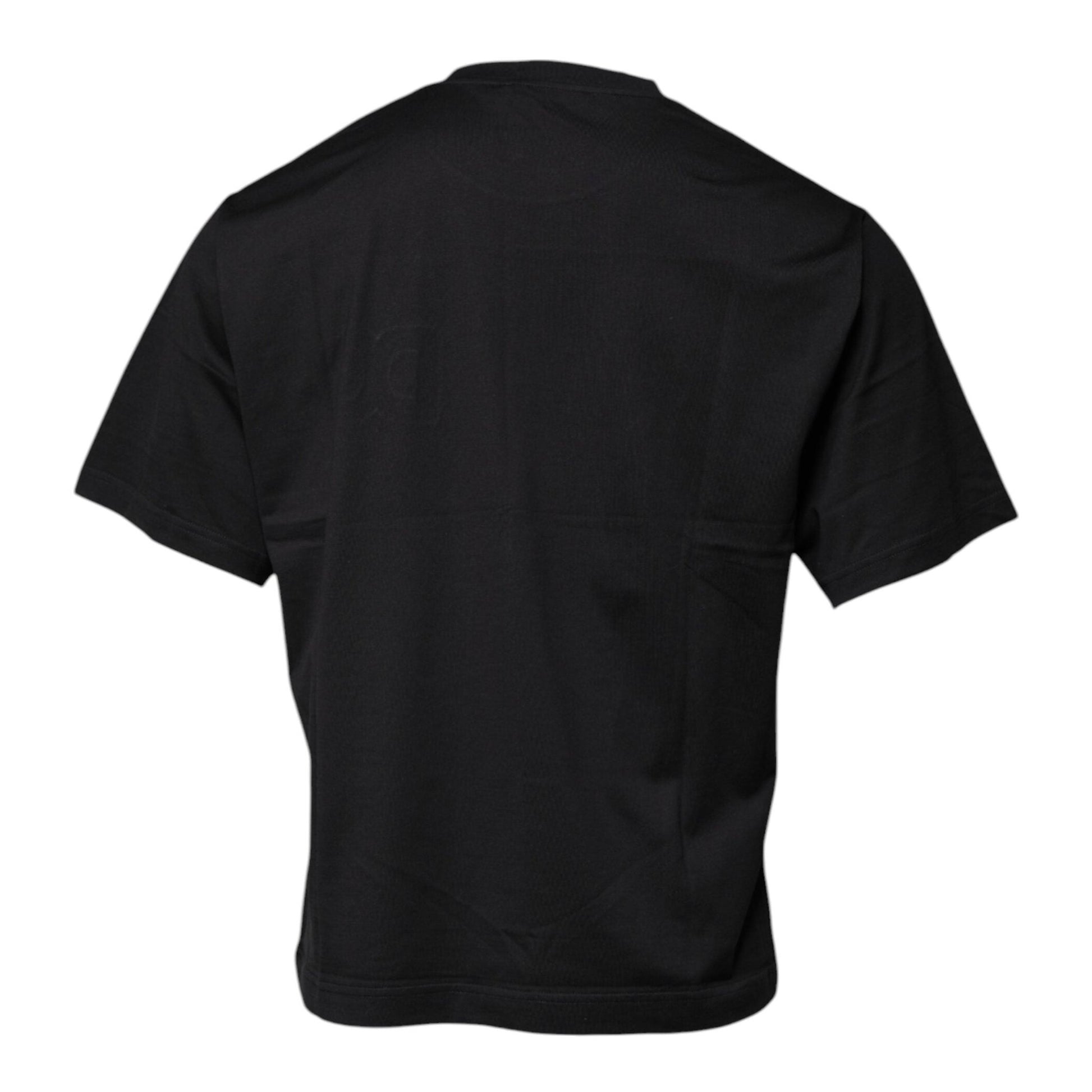 Dolce & Gabbana Black DG Logo Print Cotton Crew Neck T-shirt Dolce & Gabbana