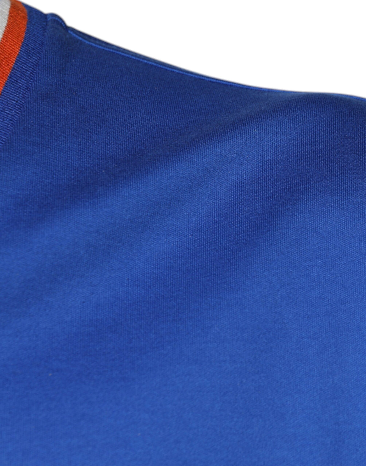 Dolce & Gabbana Blue Logo V-neck Short Sleeve T-shirt - Eljoys Fashion 