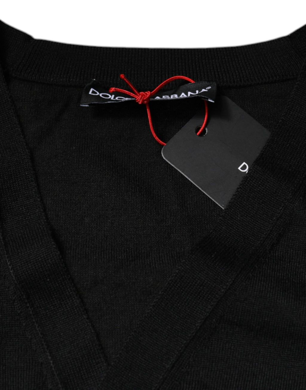 Dolce & Gabbana Black Cashmere Button Down Cardigan Sweater - Eljoys Fashion 