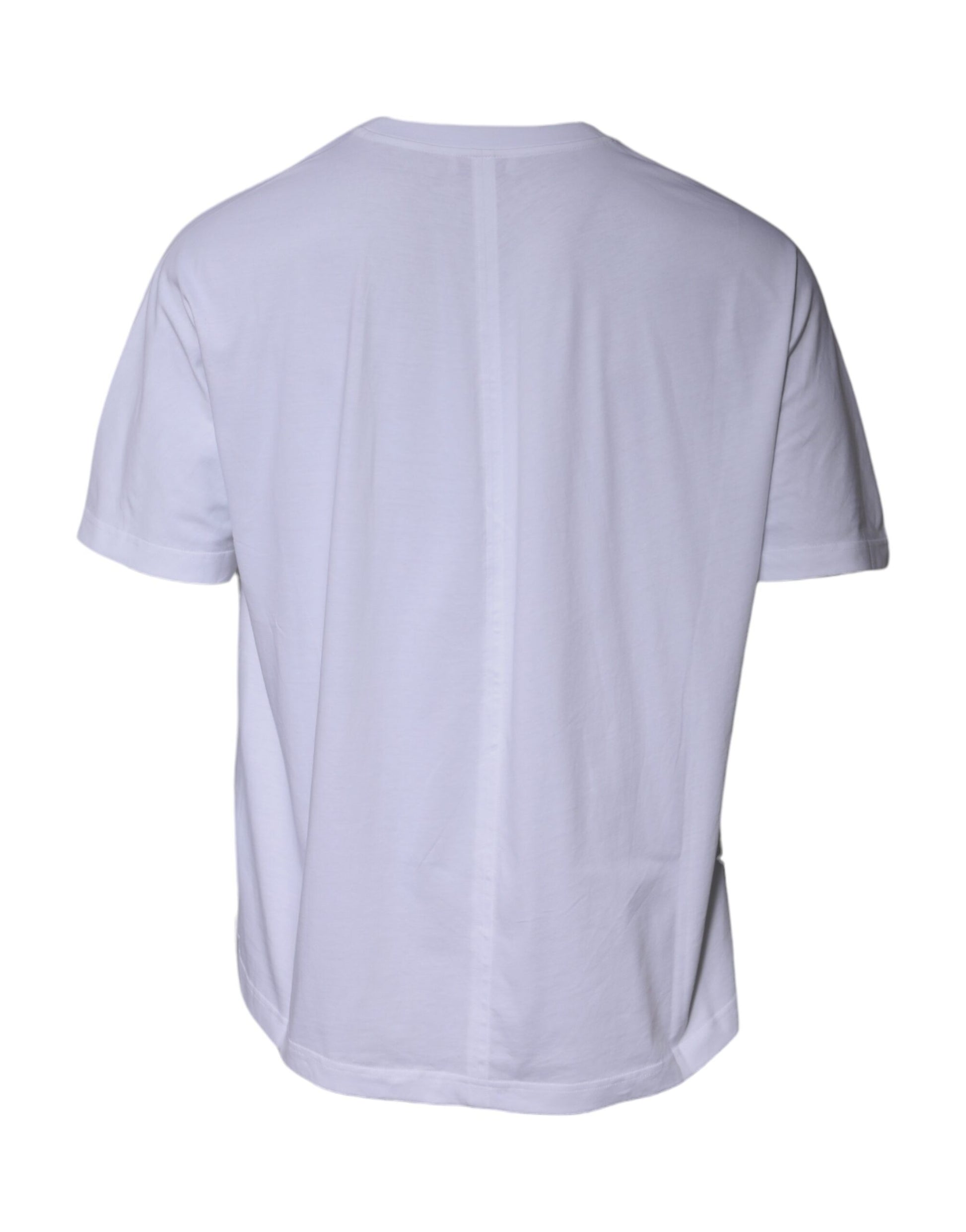 Balenciaga White Logo Cotton Crew Neck Short Sleeves T-shirt Balenciaga
