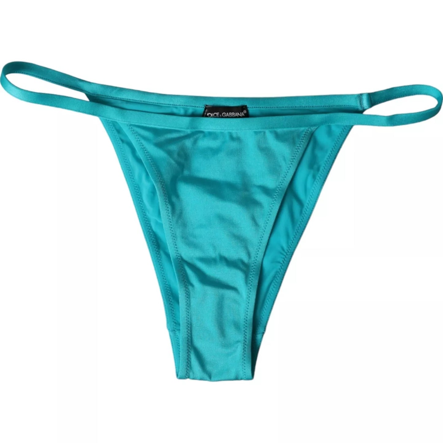 Dolce & Gabbana Blue Green Nylon Beachwear Swimwear Bottom Bikini Dolce & Gabbana