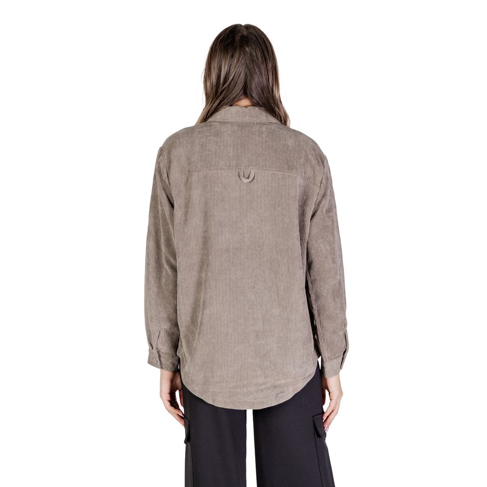 Jacqueline De Yong Beige Polyester Shirt Jacqueline De Yong