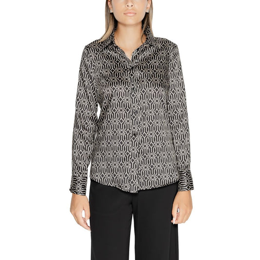 Rinascimento Black Polyester Shirt Rinascimento