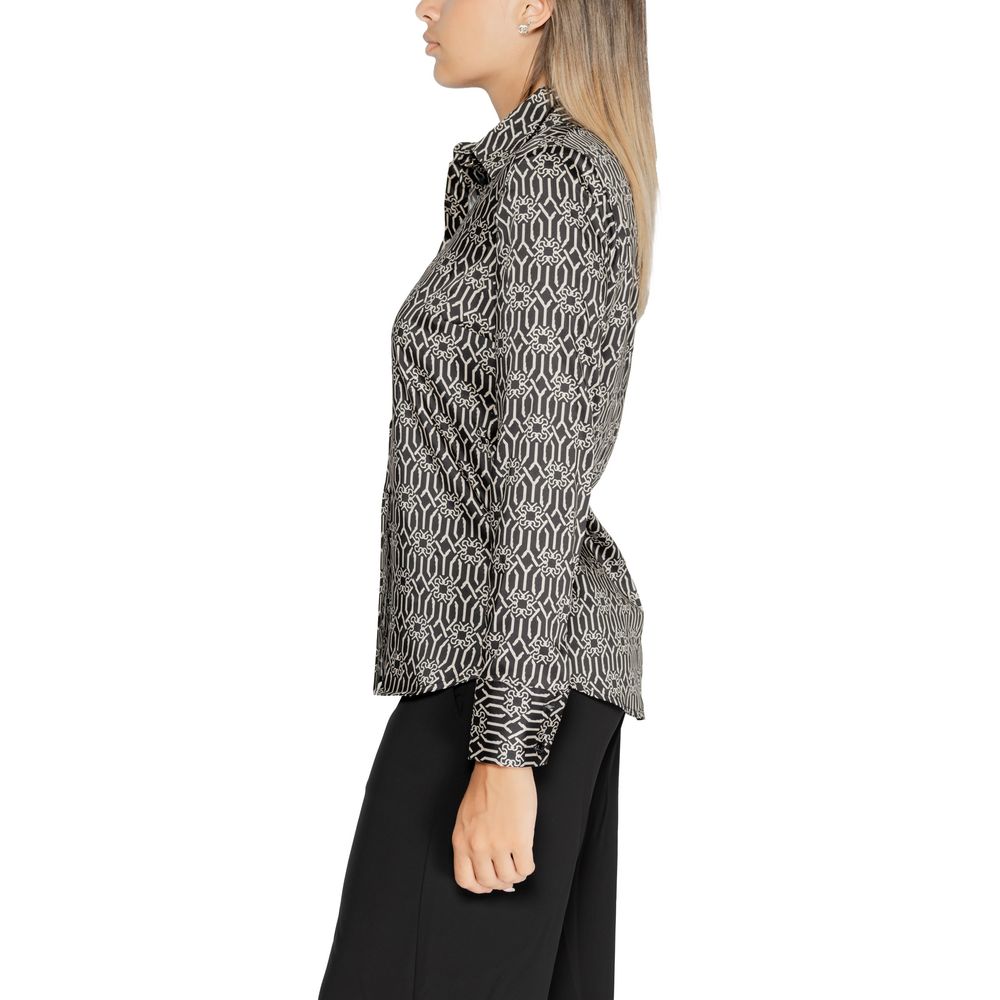 Rinascimento Black Polyester Shirt Rinascimento