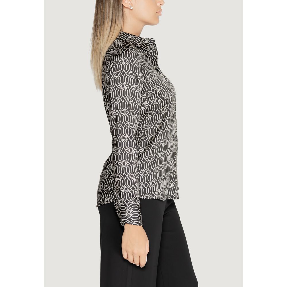 Rinascimento Black Polyester Shirt Rinascimento