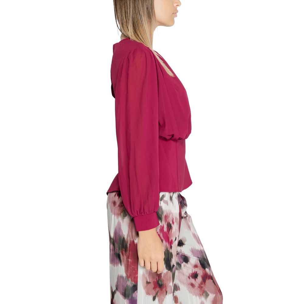 Rinascimento Bordeaux Polyester Blouse Rinascimento