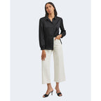 Vila Clothes Black Polyester Blouse