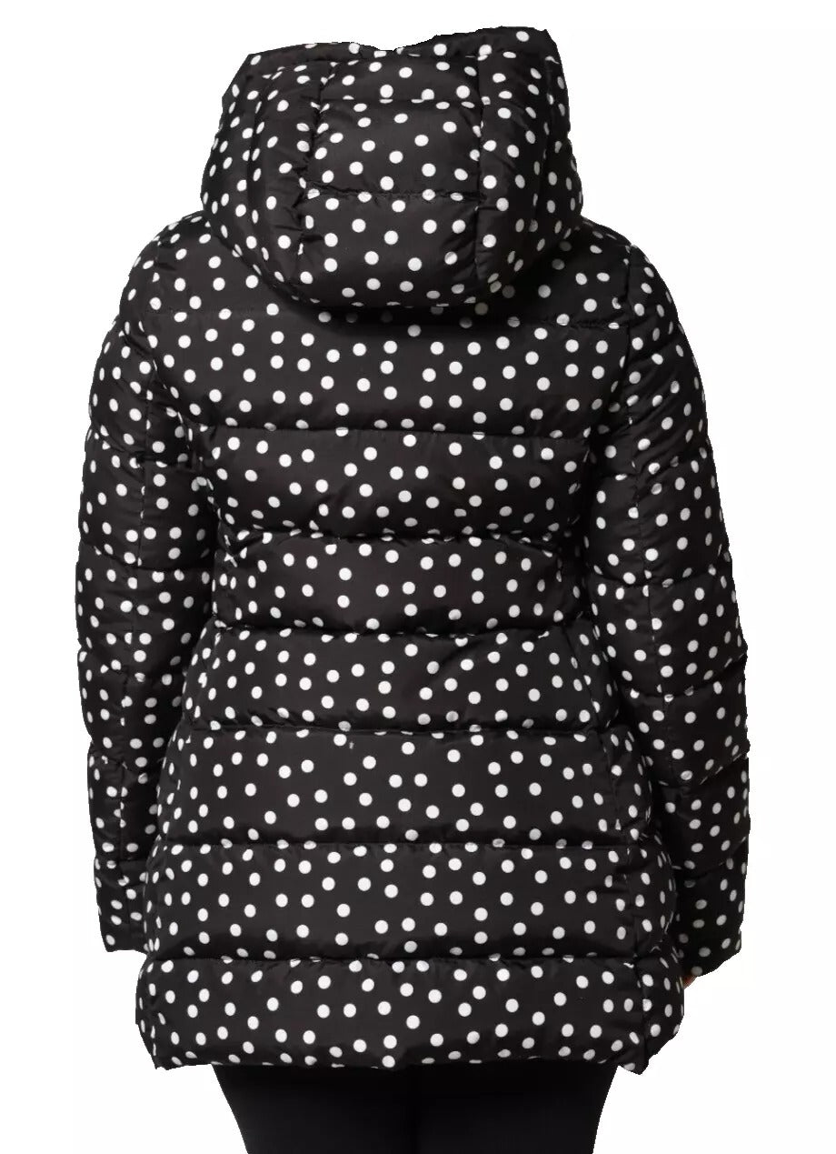 Dolce & Gabbana Black Polyester Hooded Reversible Jacket Dolce & Gabbana