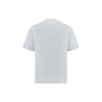 Brunello Cucinelli White Cotton T-Shirt Brunello Cucinelli