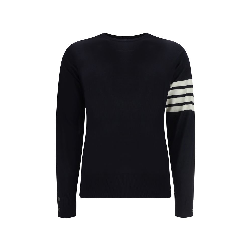 Thom Browne Blue Wool Oves Aries Sweatshirt Thom Browne
