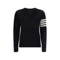 Thom Browne Blue Wool Oves Aries Sweatshirt Thom Browne