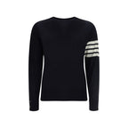 Thom Browne Blue Wool Oves Aries Sweatshirt Thom Browne