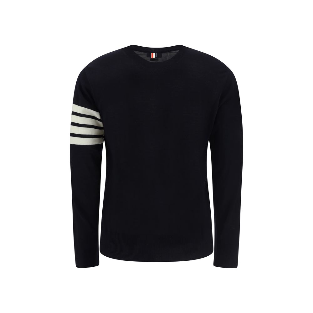 Thom Browne Blue Wool Oves Aries Sweatshirt Thom Browne