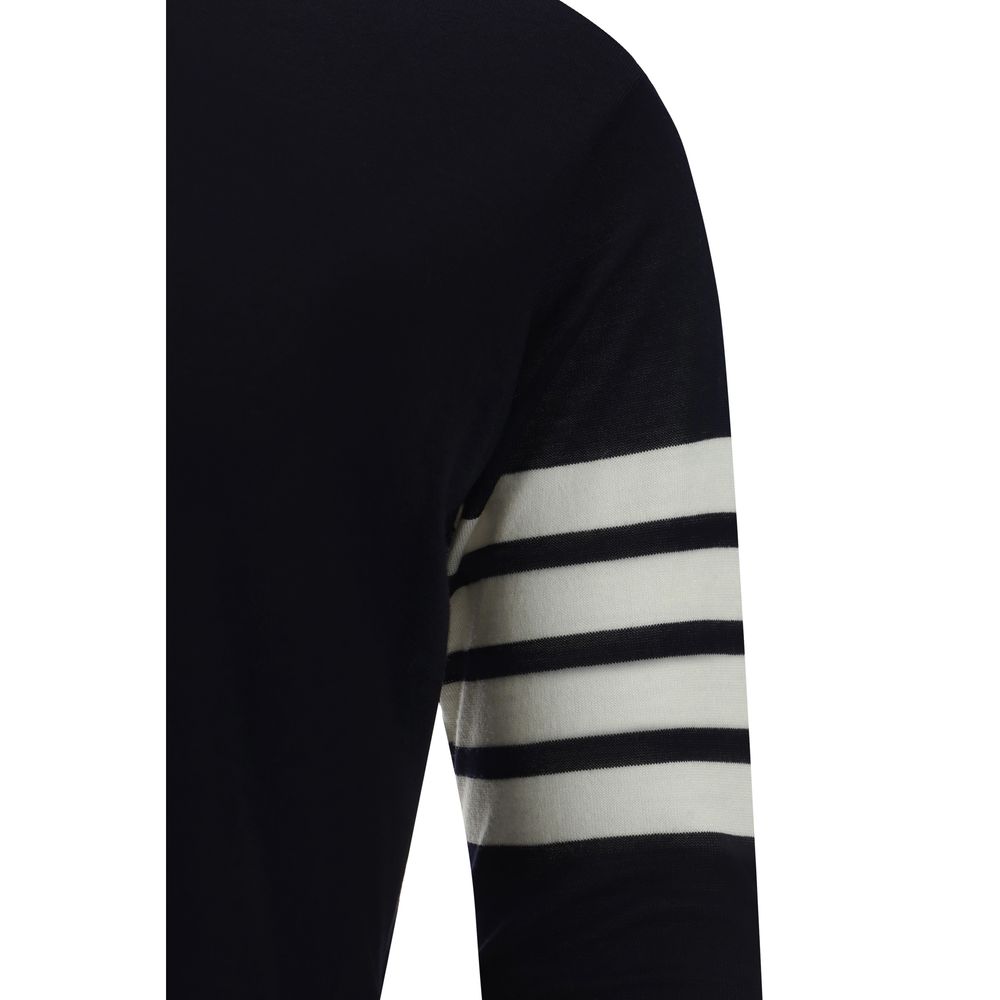Thom Browne Blue Wool Oves Aries Sweatshirt Thom Browne