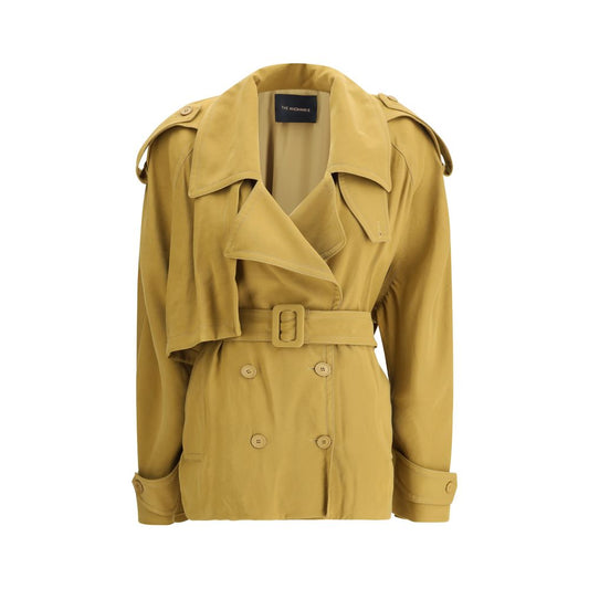 The Andamane Double-breasted Short Trench Coat The Andamane