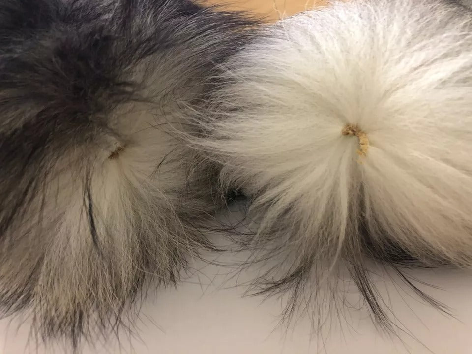 Dolce & Gabbana Brown Fox Tail Fur Shawl Neck Wrap Cover Collar Scarf Dolce & Gabbana