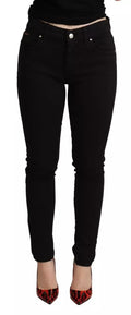 Dolce & Gabbana Black Cotton Stretch Skinny Denim Jeans - Eljoys Fashion 