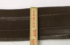 Dolce & Gabbana Brown D&G Leather Linnen Logo Belt - Eljoys Fashion 