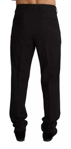 Dolce & Gabbana Black Dress Formal Skinny Pants - Eljoys Fashion 