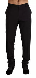 Dolce & Gabbana Black Dress Formal Skinny Pants - Eljoys Fashion 