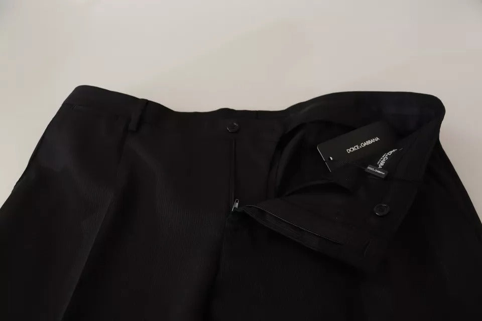 Dolce & Gabbana Black Dress Formal Skinny Pants - Eljoys Fashion 